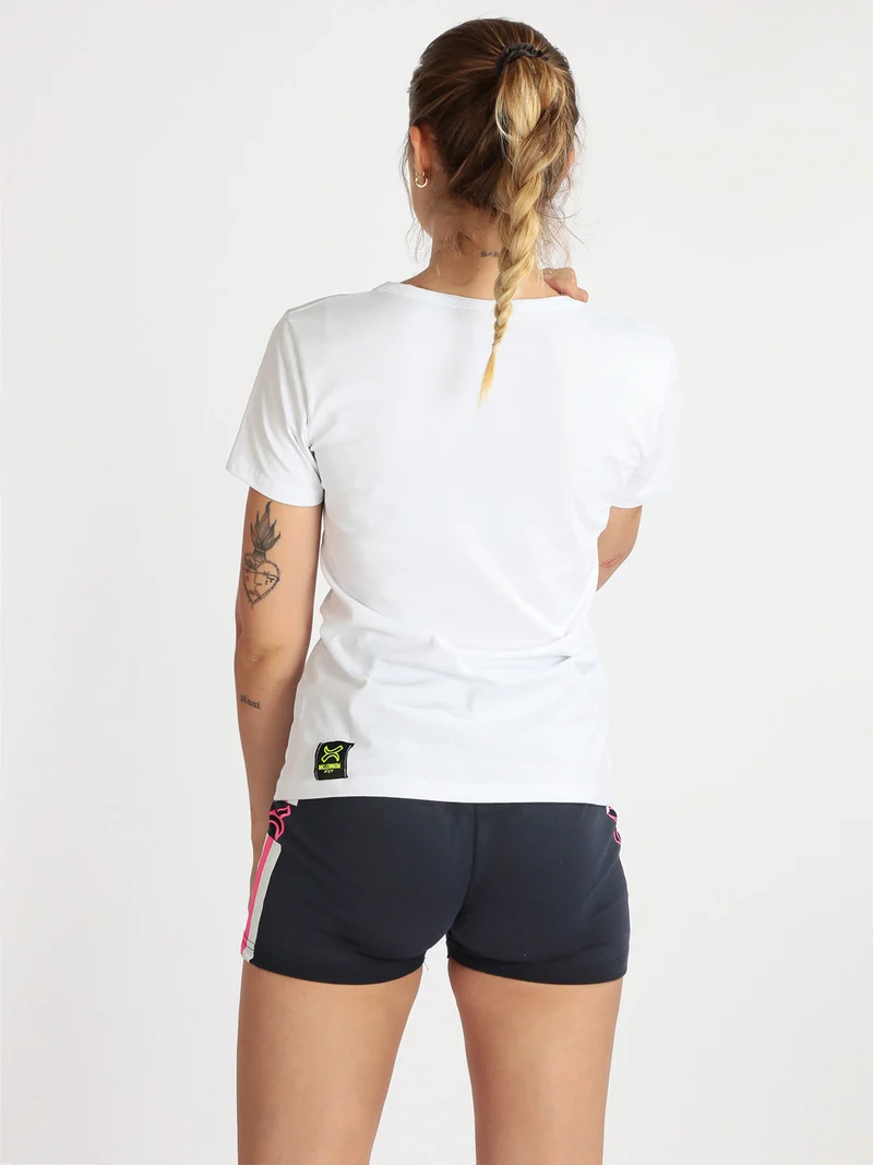 T-shirt manica corta donna - bianco