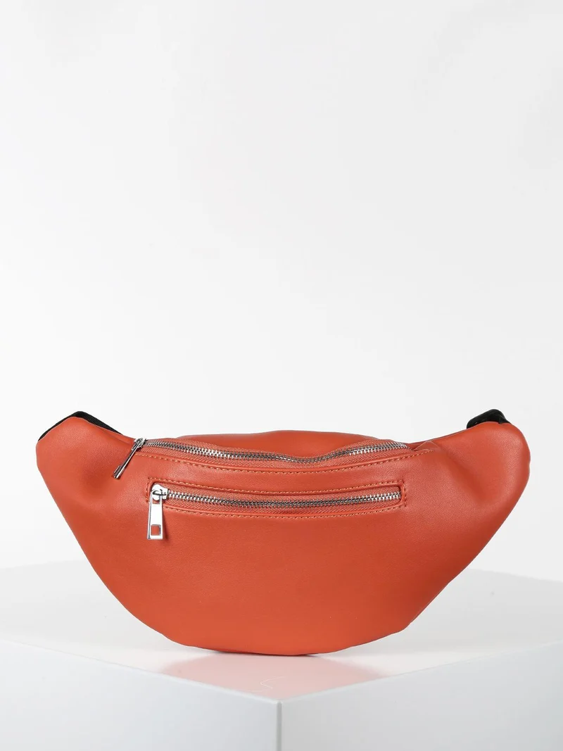Marsupio donna in ecopelle - arancione