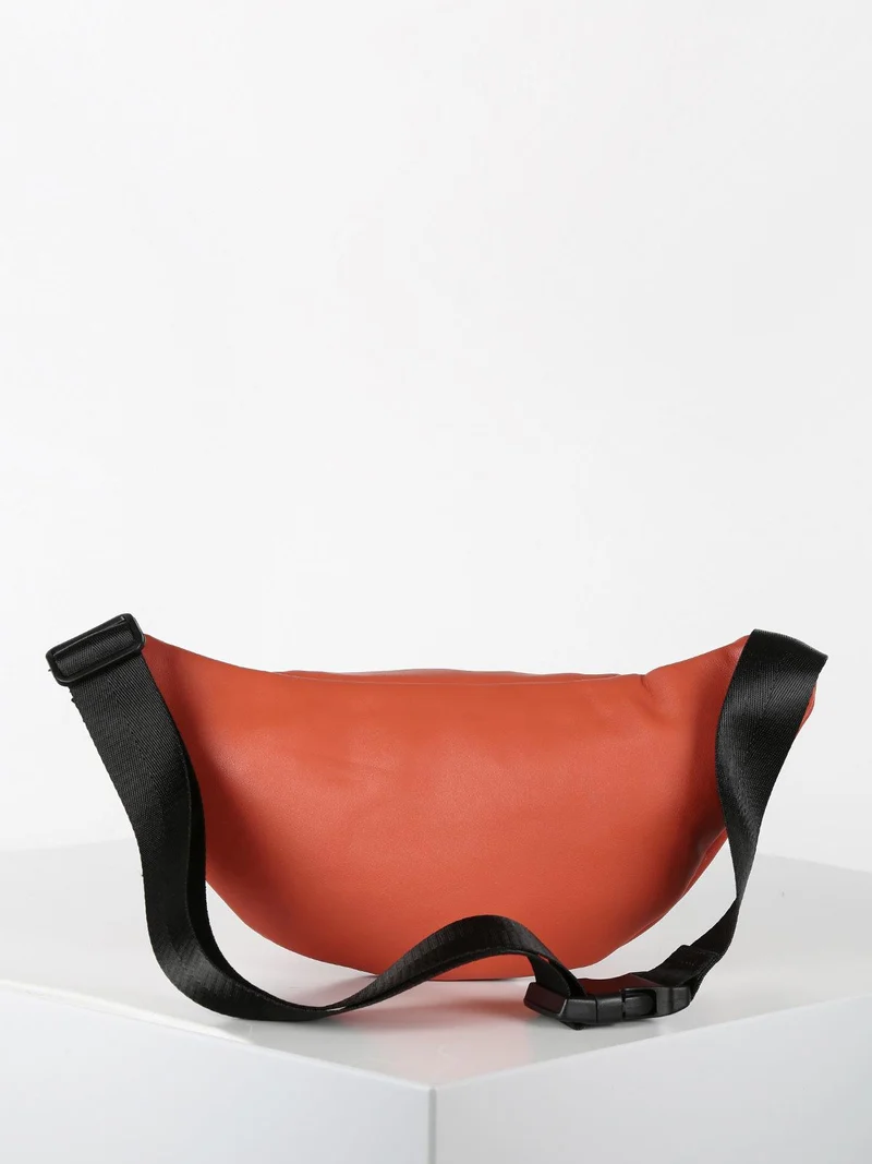 Marsupio donna in ecopelle - arancione