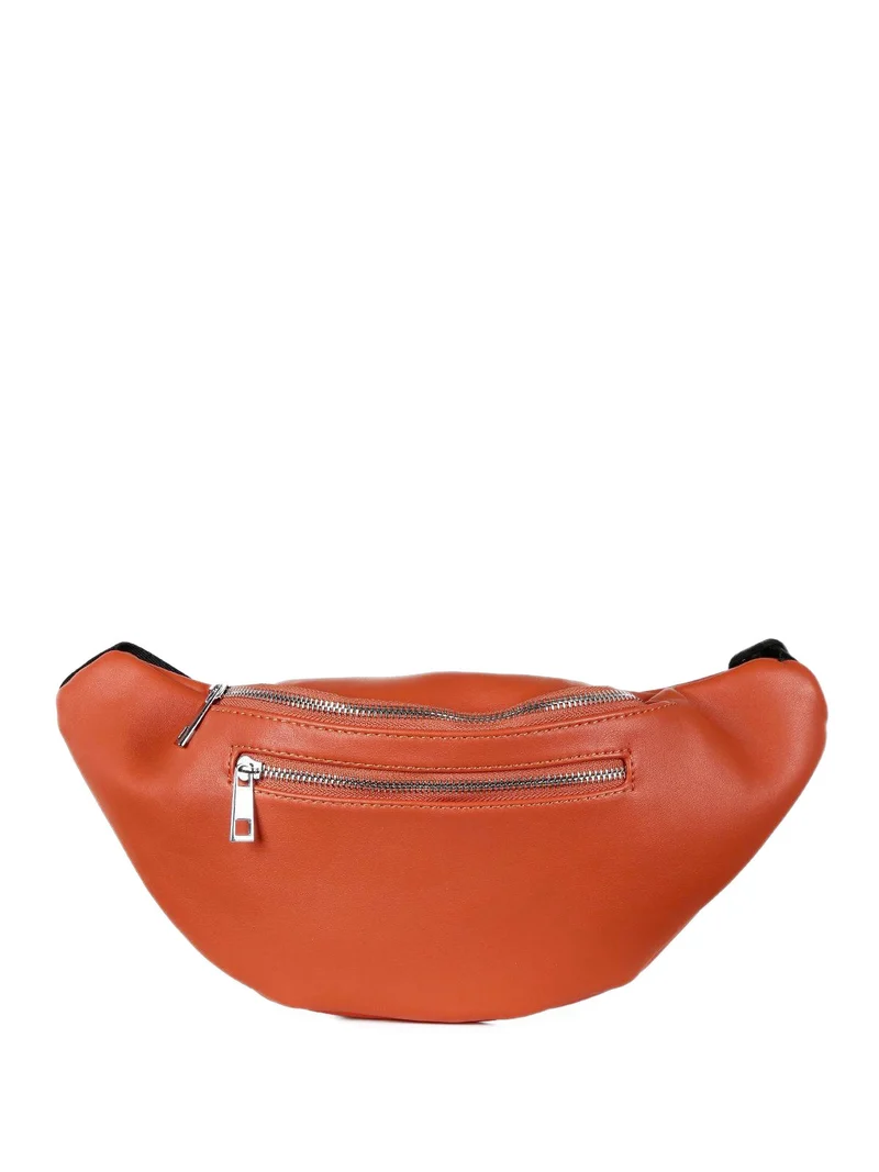 Marsupio donna in ecopelle - arancione