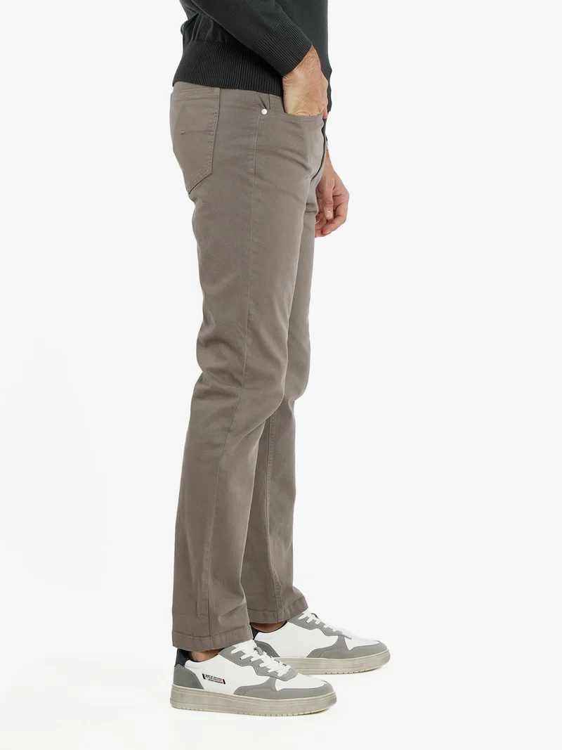 Pantaloni da uomo in cotone - fango