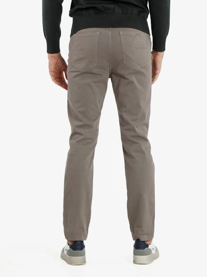 Pantaloni da uomo in cotone - fango