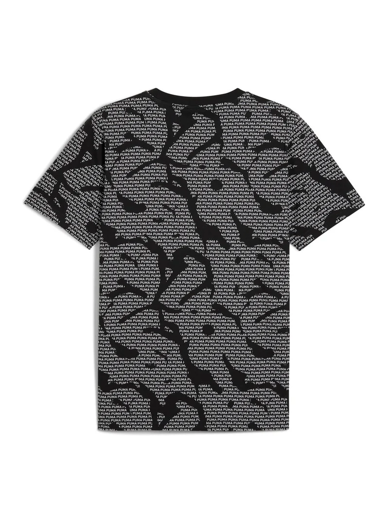 ESS LOGO LAB AOP T-shirt da uomo - nero