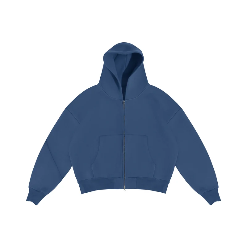 Herren Zip-Up Trainingsanzug | Leicht Oversized | Kurzes Design