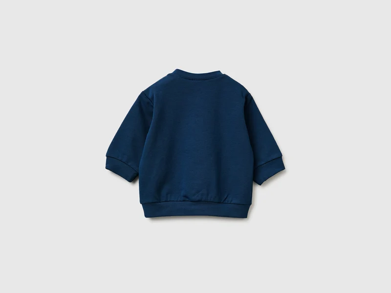 Sweatshirt mit Tieraufnäher