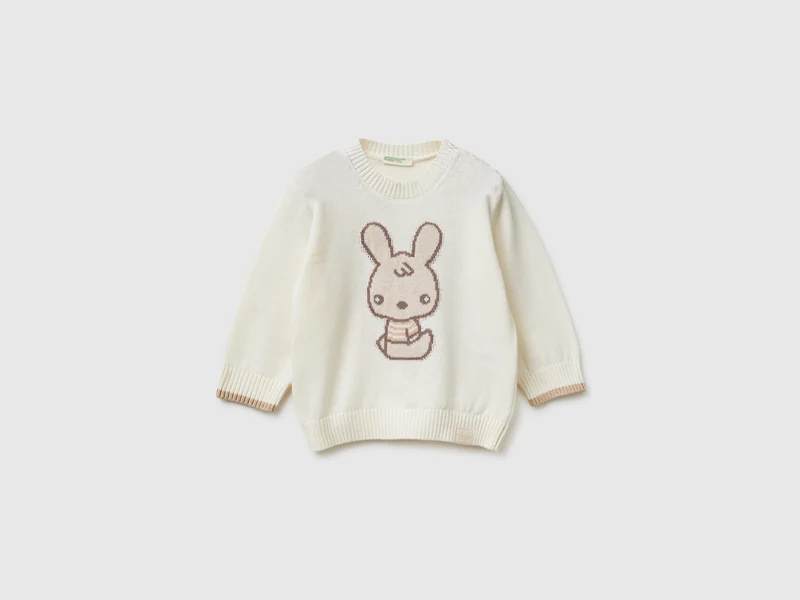 Pullover mit Kaninchenmotiv