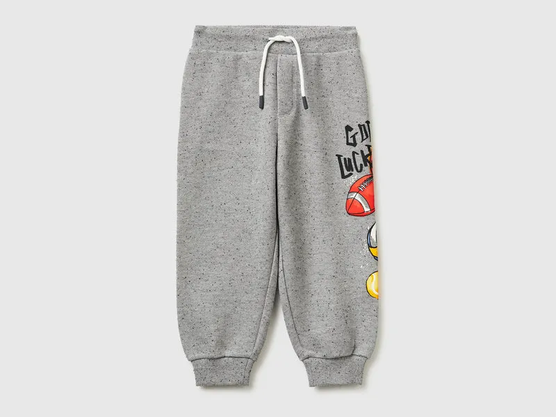 Oversized Jogginghose mit Print