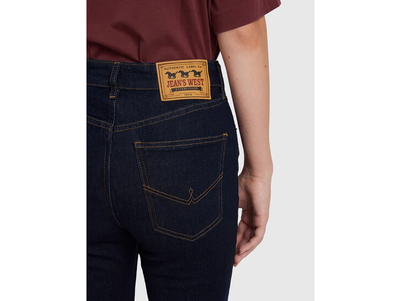 Bootcut-Jeans mit Rinse-Wash-Funktion