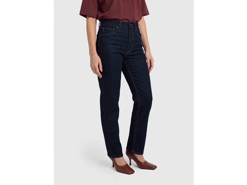 Bootcut-Jeans mit Rinse-Wash-Funktion