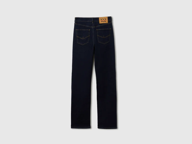 Bootcut-Jeans mit Rinse-Wash-Funktion
