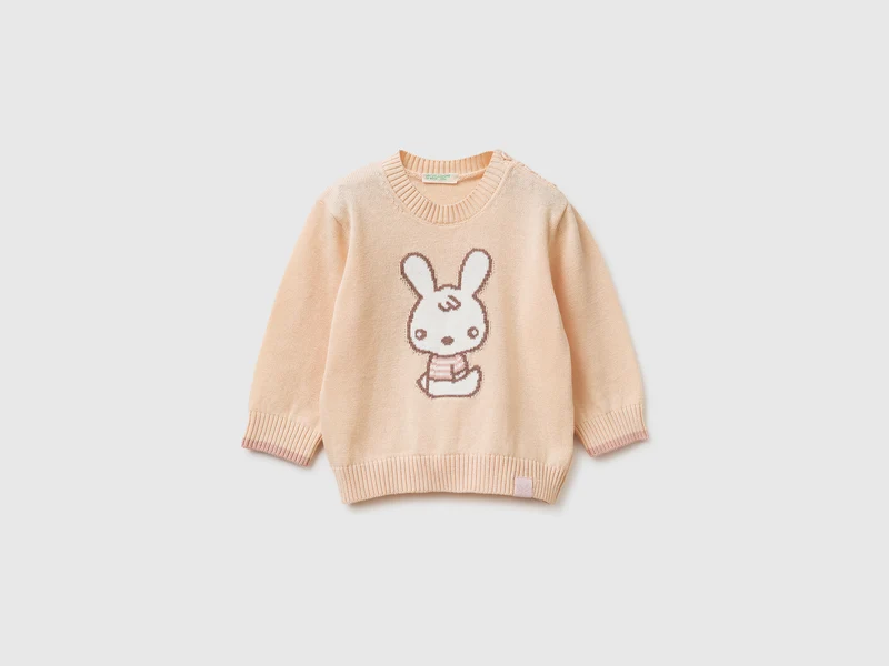 Pullover mit Kaninchenmotiv