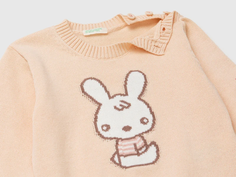 Pullover mit Kaninchenmotiv