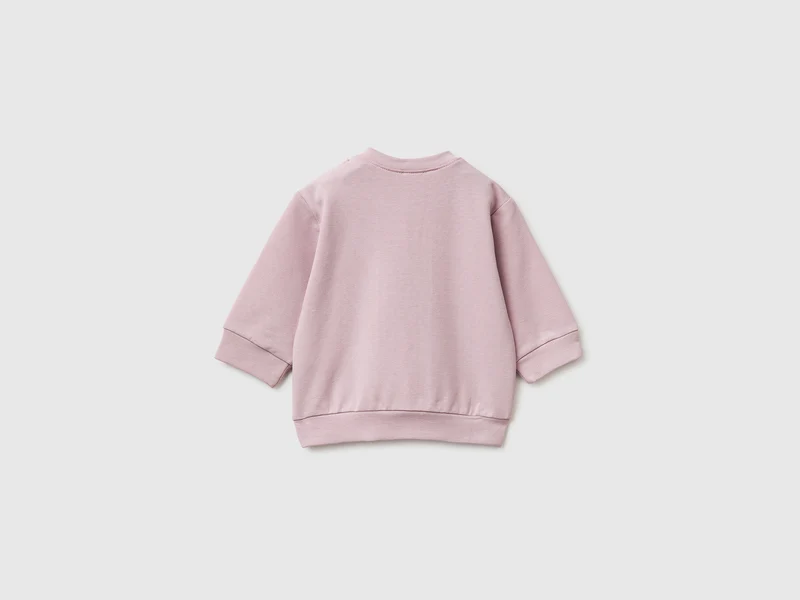 Sweatshirt mit Tieraufnäher