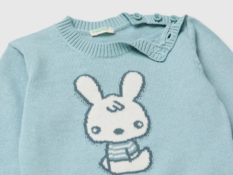 Pullover mit Kaninchenmotiv