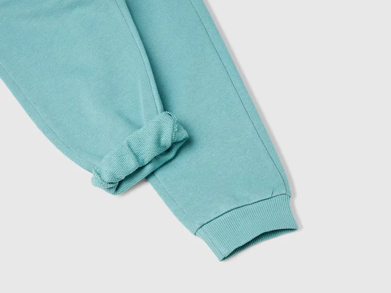 Baumwollhose mit Logo