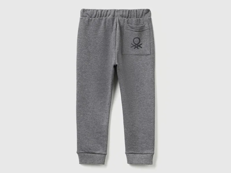 Baumwollhose mit Logo