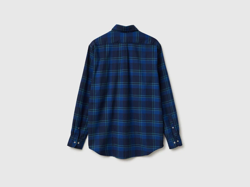 Flanell-Button-Down-Hemd