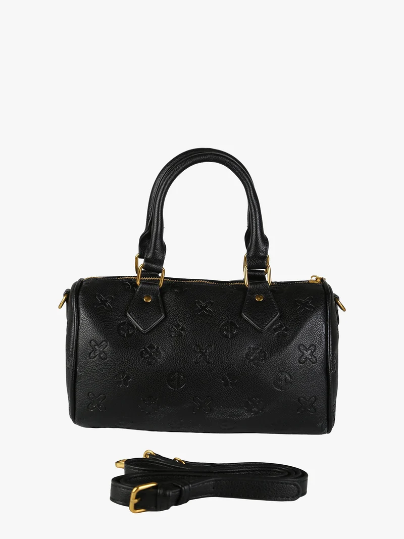 Borsa a bauletto da donna - nero