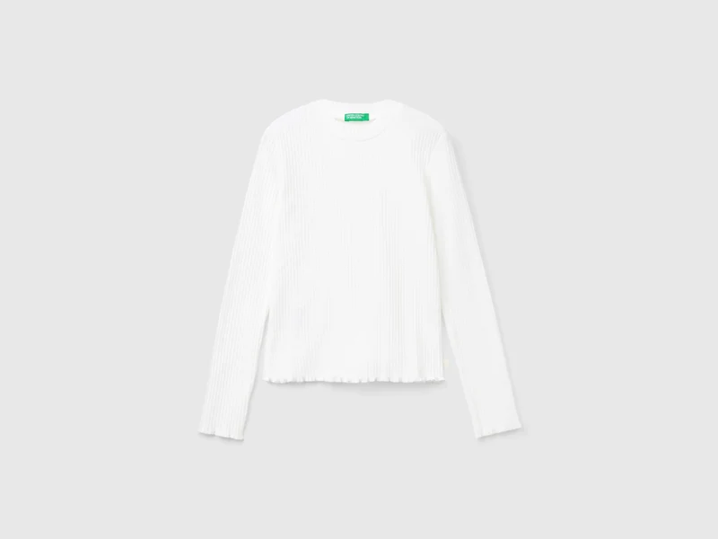 Schmal geschnittenes Stretch-Baumwoll-T-Shirt