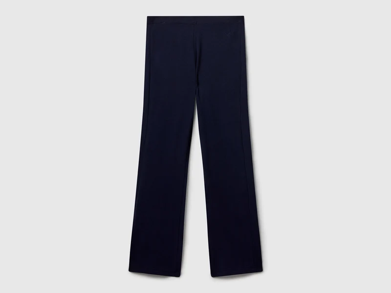 Leggings aus weicher Baumwolle mit ausgestelltem Bein