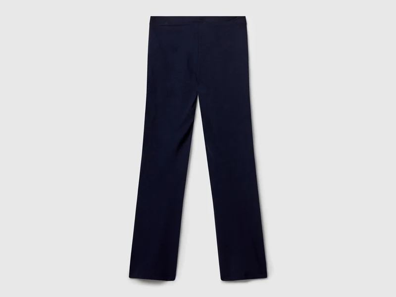 Leggings aus weicher Baumwolle mit ausgestelltem Bein