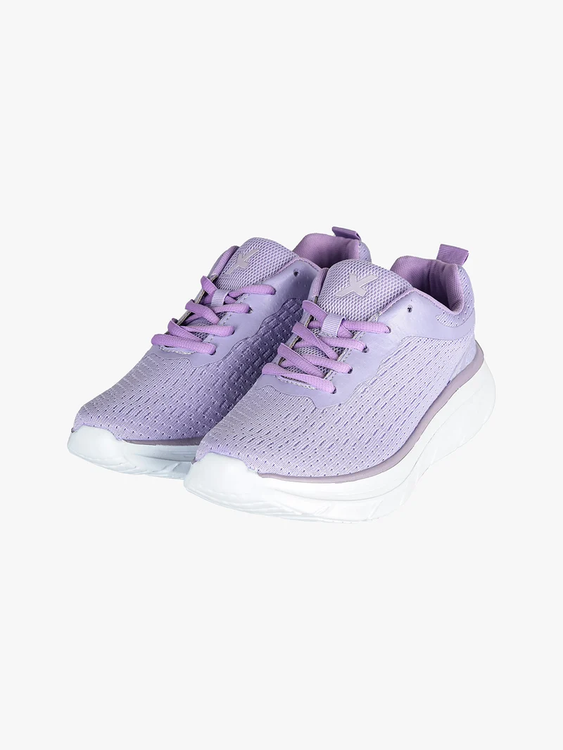 Sneakers sportive da donna in tessuto - lilla
