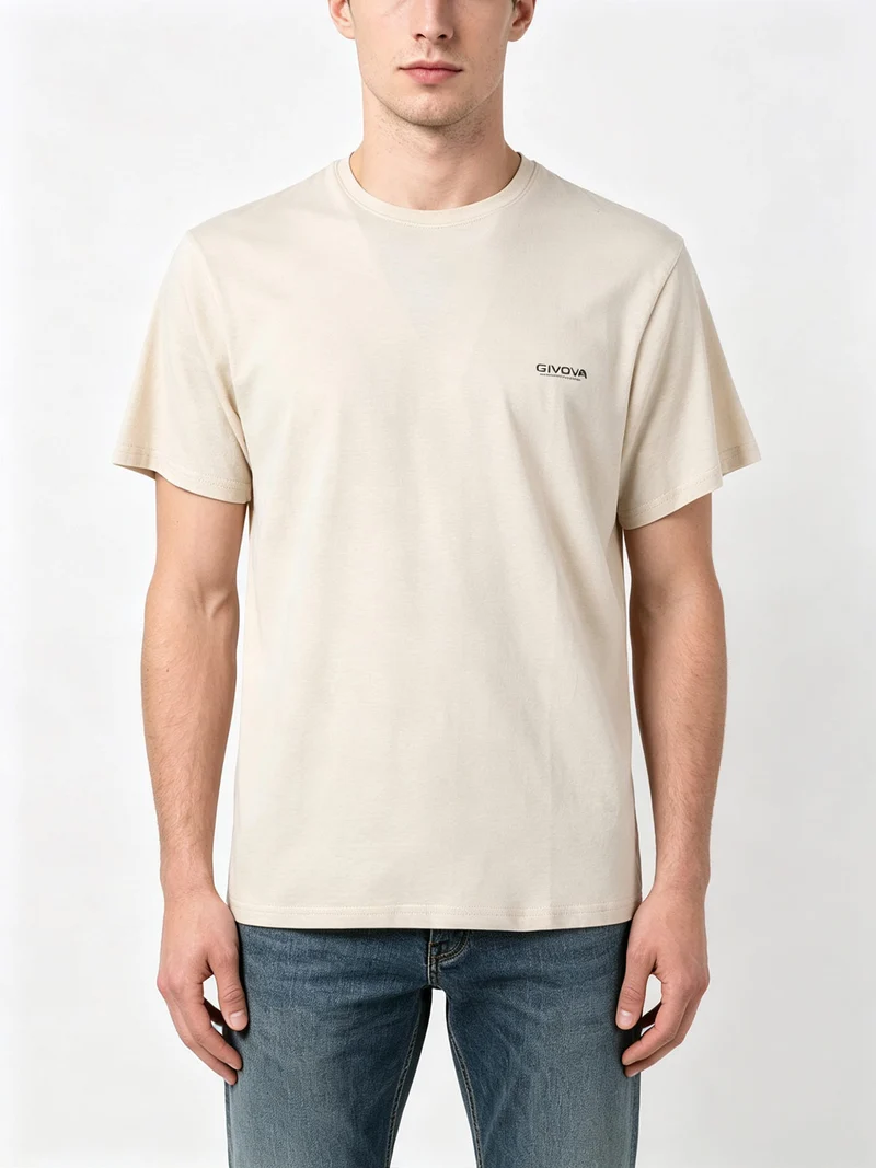 T-shirt intima manica corta uomo - beige