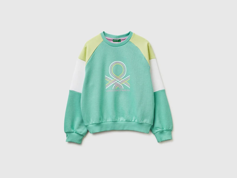 Sweatshirt aus Baumwolle mit Logo