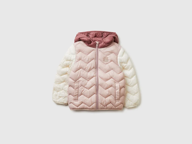 Wattierte Jacke mit Kapuze