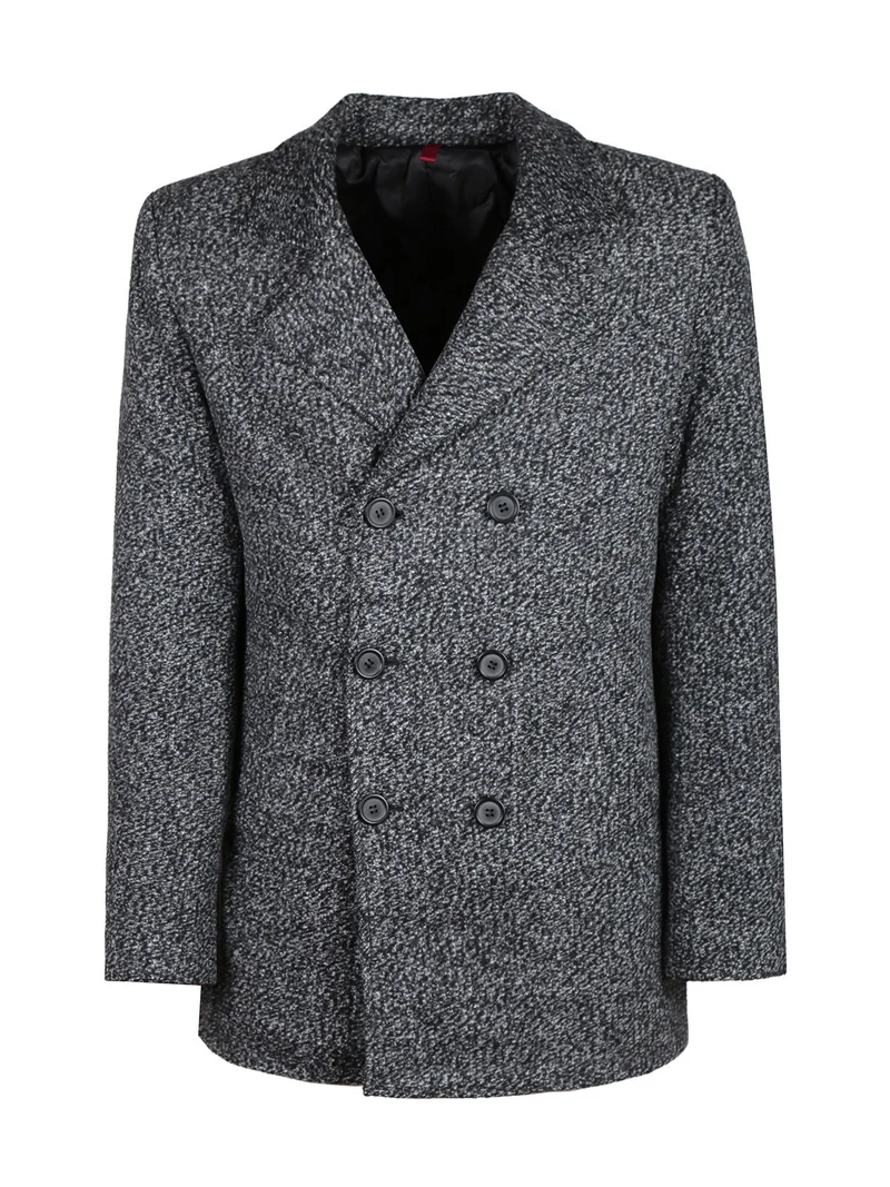 Cappotto classico da uomo - nero