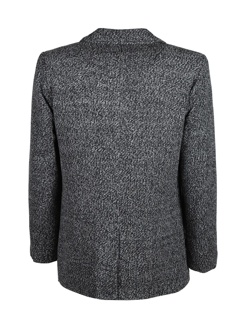 Cappotto classico da uomo - nero