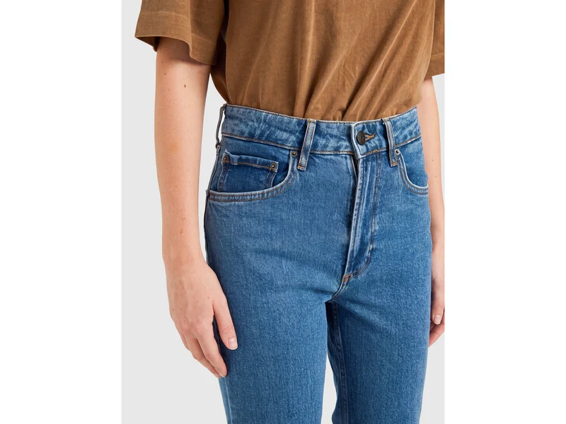Bootcut-Jeans in heller Waschung
