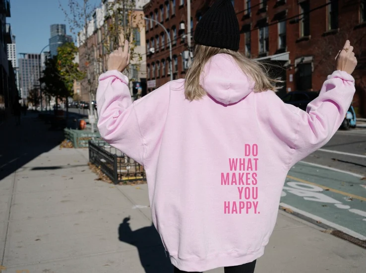 Damen Übergröße Hoodie | Kapuze & Motiv-Print | Lockerer Schnitt | Straßenstil & Freizeit