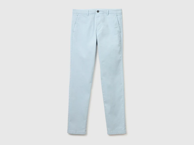Schmal geschnittene Baumwollchinos