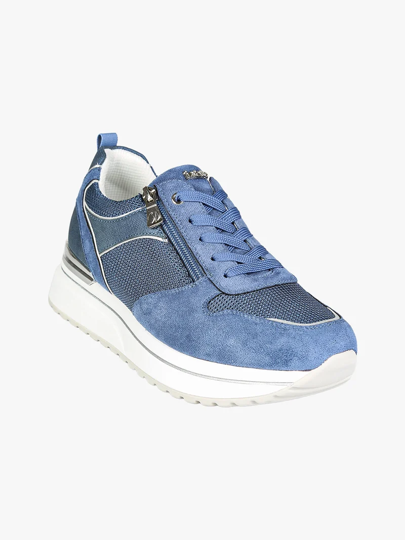 Sneakers donna con platform - jeans