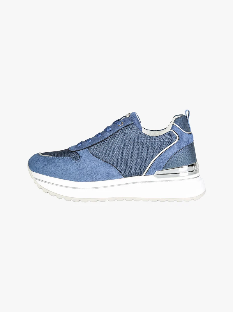 Sneakers donna con platform - jeans
