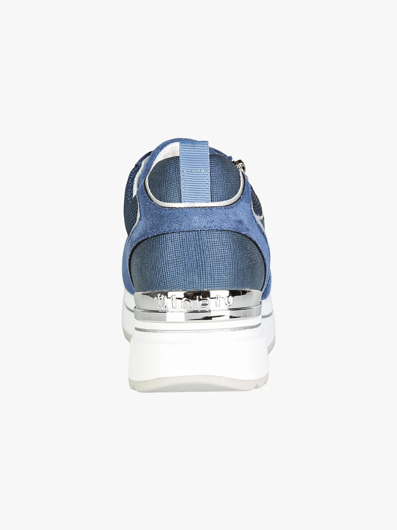 Sneakers donna con platform - jeans
