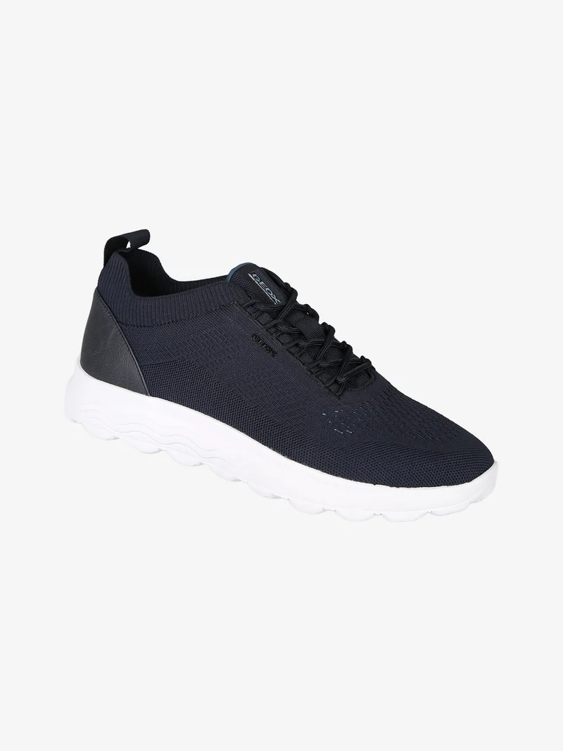 SPHERICA Sneakers uomo stringate in maglia - blu scuro