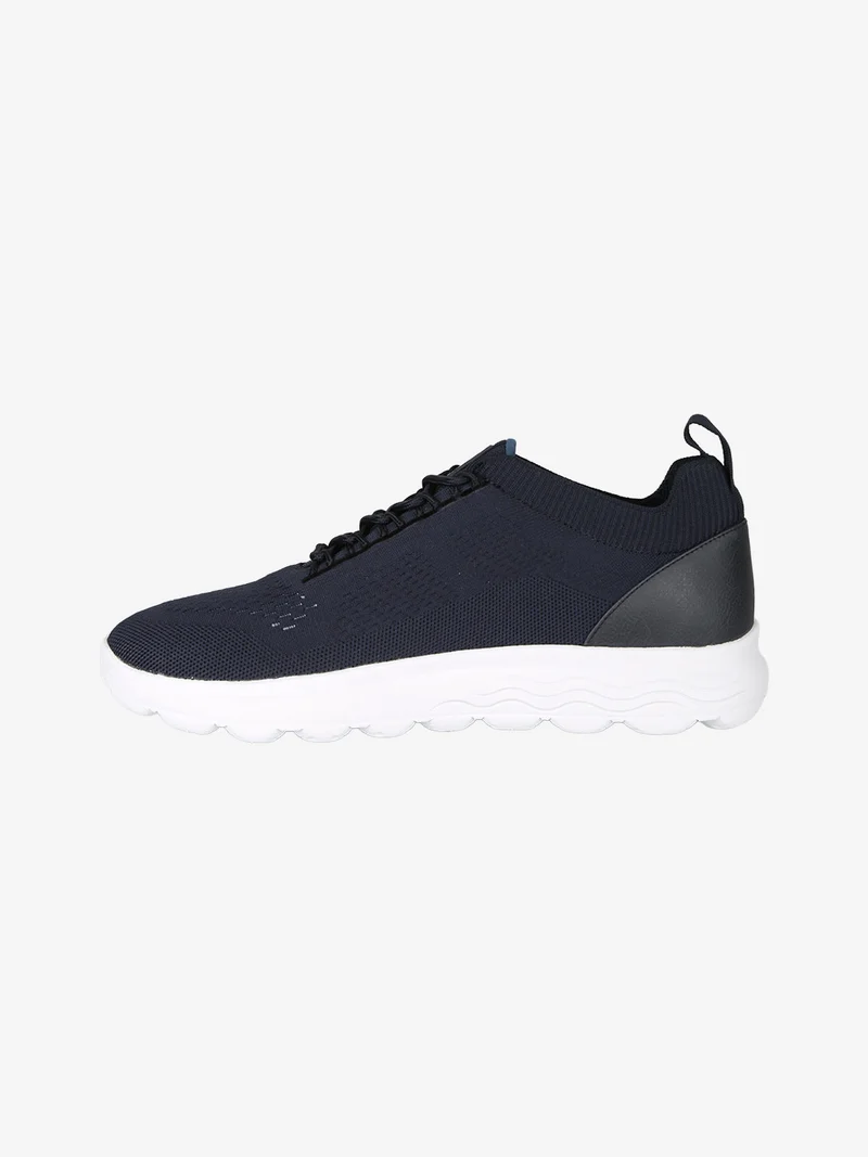 SPHERICA Sneakers uomo stringate in maglia - blu scuro