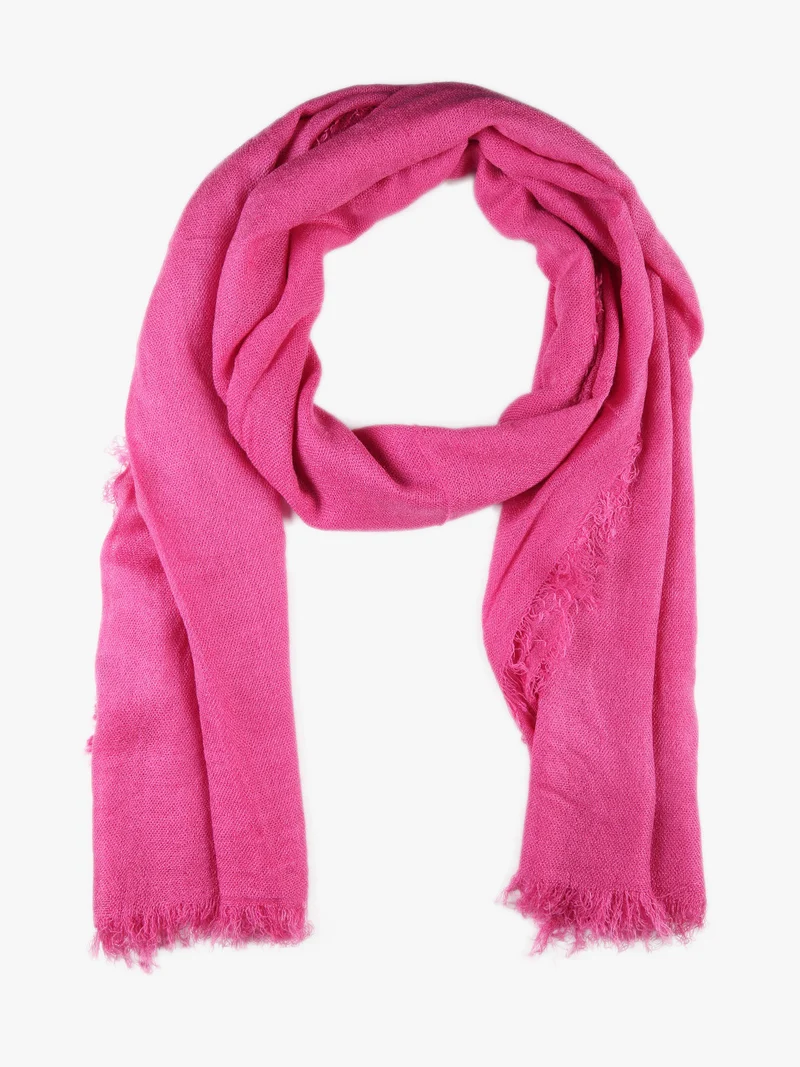 Sciarpa donna in misto lana - fucsia