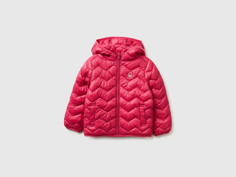 Wattierte Jacke mit Kapuze