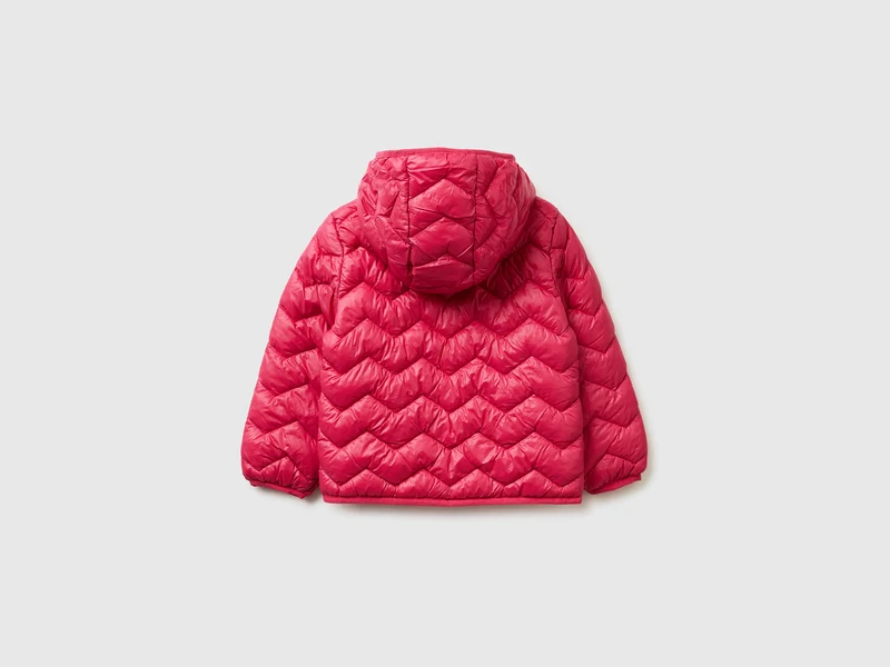 Wattierte Jacke mit Kapuze