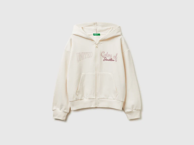 Hoodie mit Glitzerdruck