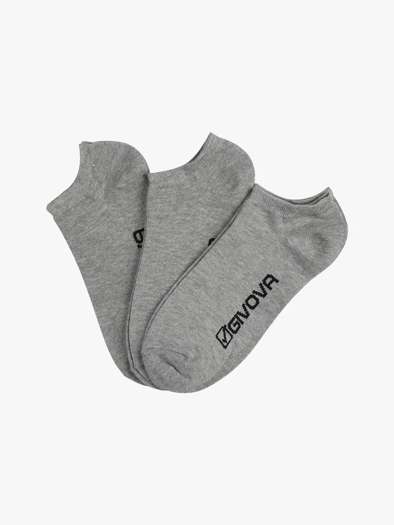 Fantasmini in cotone 3 paia - grigio chiaro