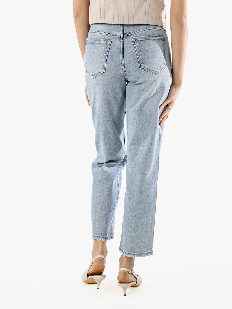 Jeans donna mom fit a vita alta - jeans