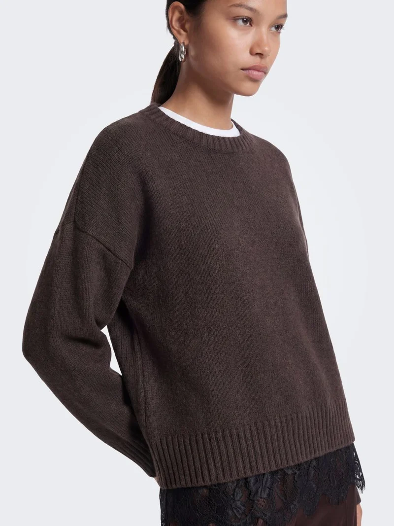 ONLEVIE LS LACE MIX O-NECK CS KNT