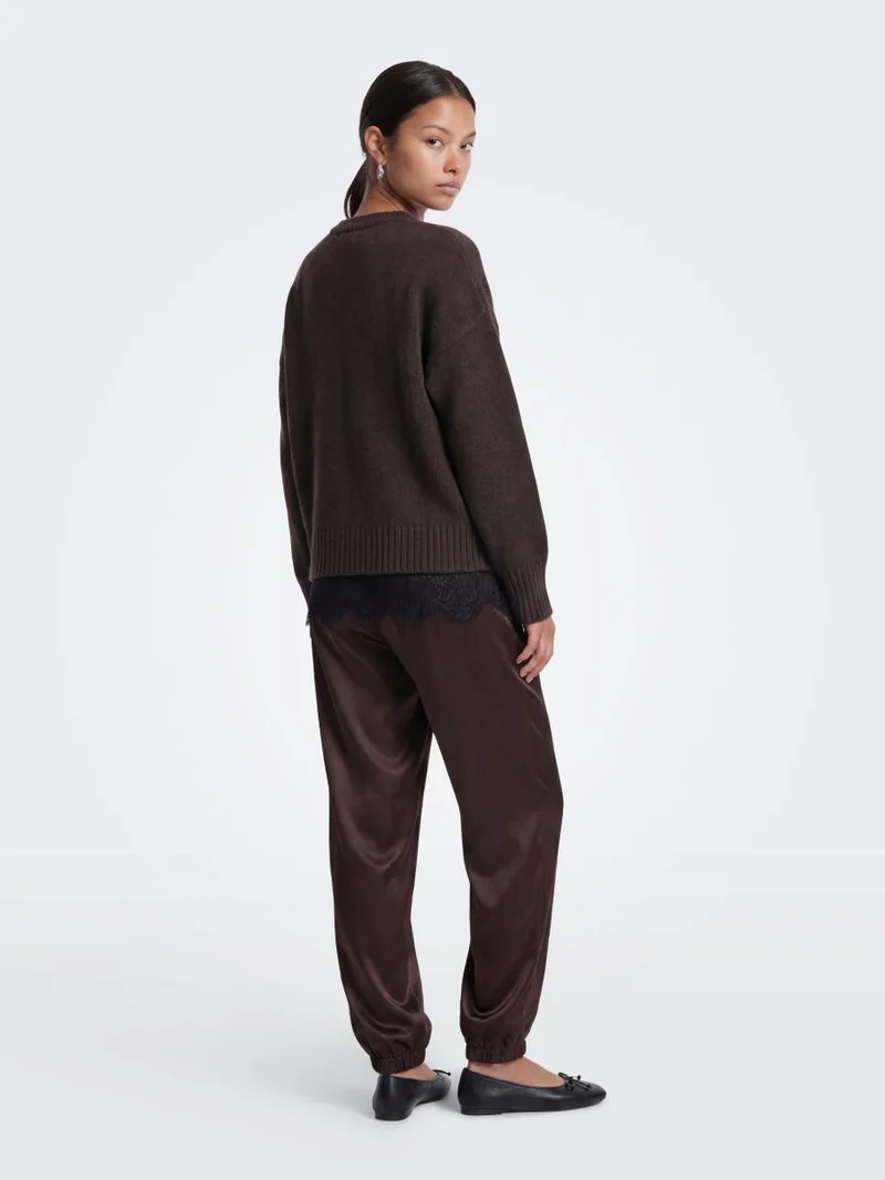 ONLEVIE LS LACE MIX O-NECK CS KNT