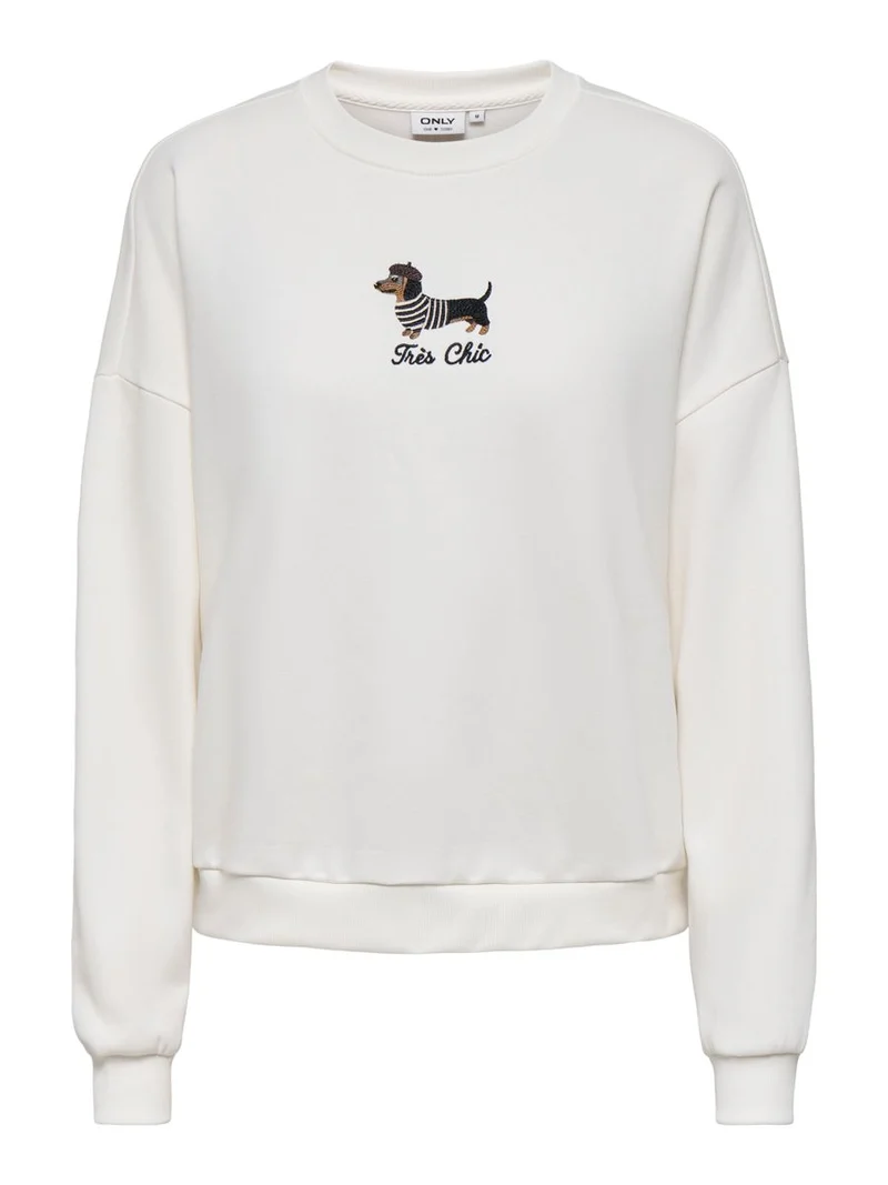 ONLDAISY L/S O-NECK RS SWT