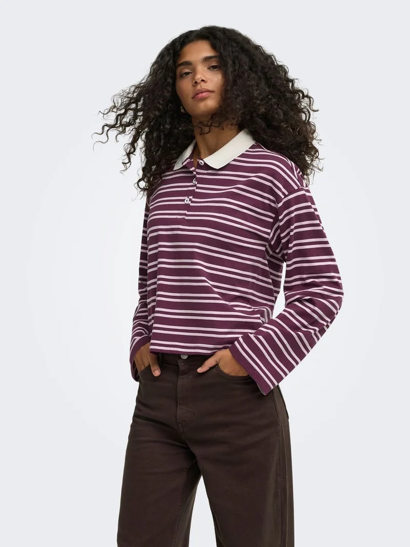 ONLKARI L/S POLO TOP JRS