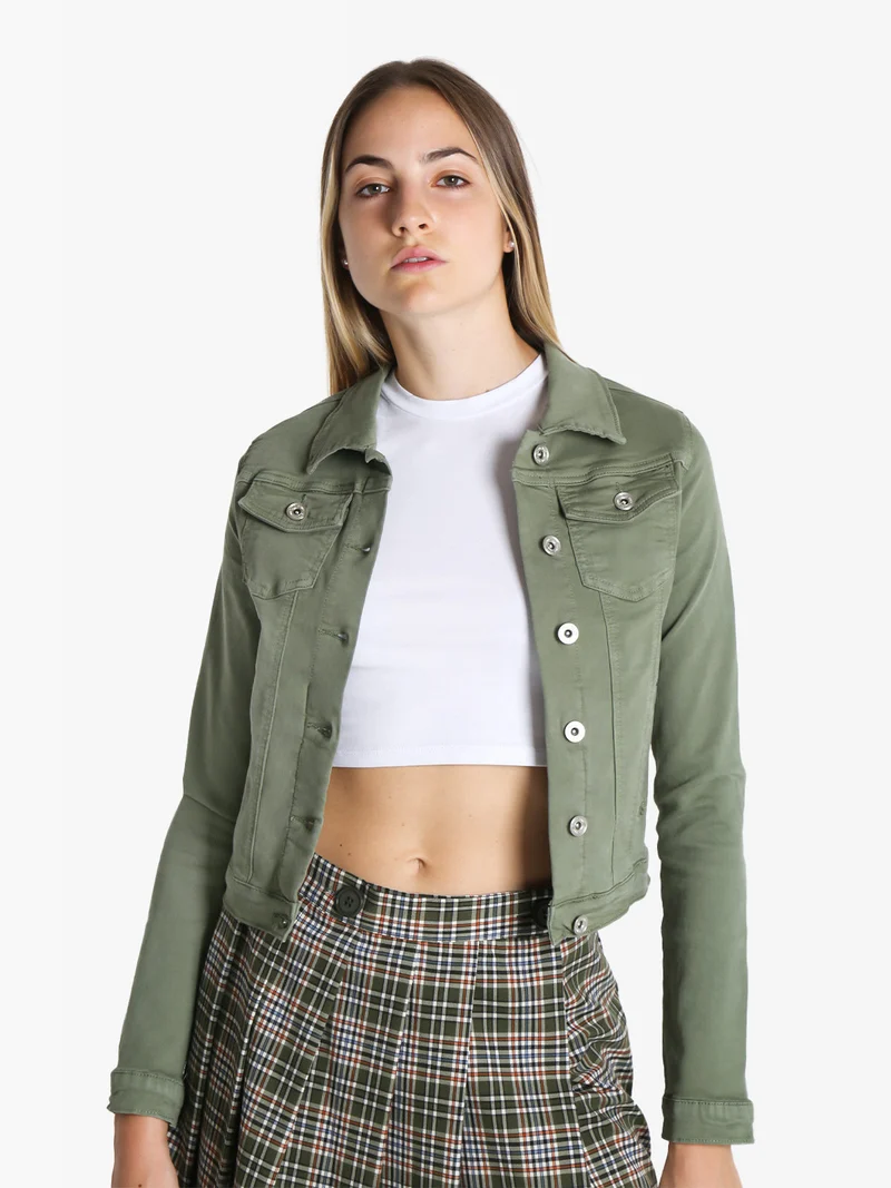 Giacca in jeans donna - militare